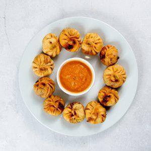 Vegetable fried momo