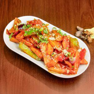 Honey chilly potatoes 🌶️